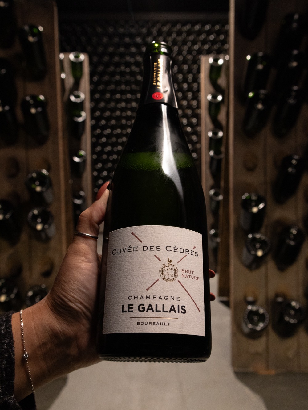 Champagne Le Gallais Cuvée des Cèdres Brut Nature NV																	We’re off to Madame Clicquot's old stomping grounds in Boursault for a spectacular find on 92 point Brut Nature!