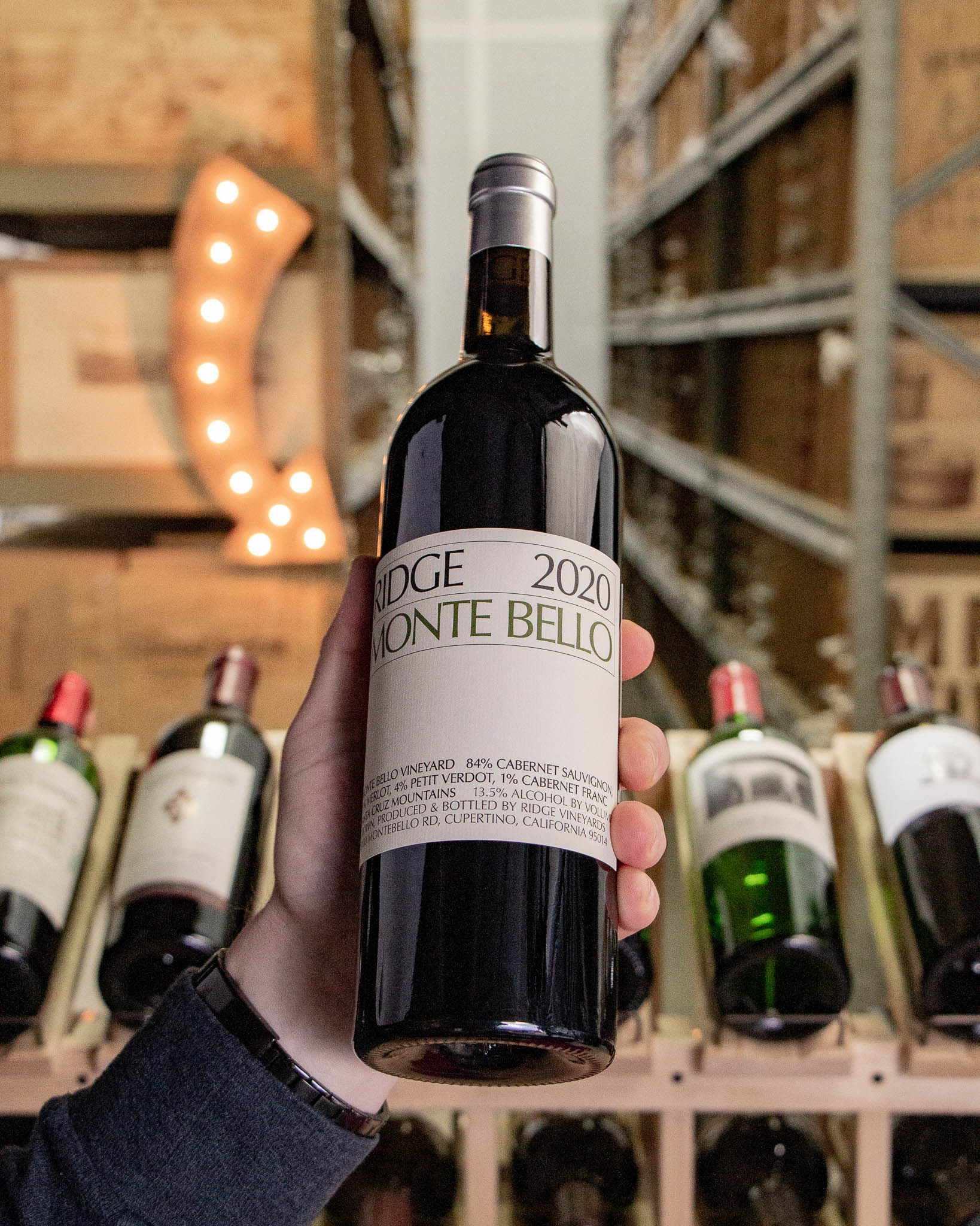 Ridge Vineyards Bordeaux Blend Monte Bello Santa Cruz Mountains 2020