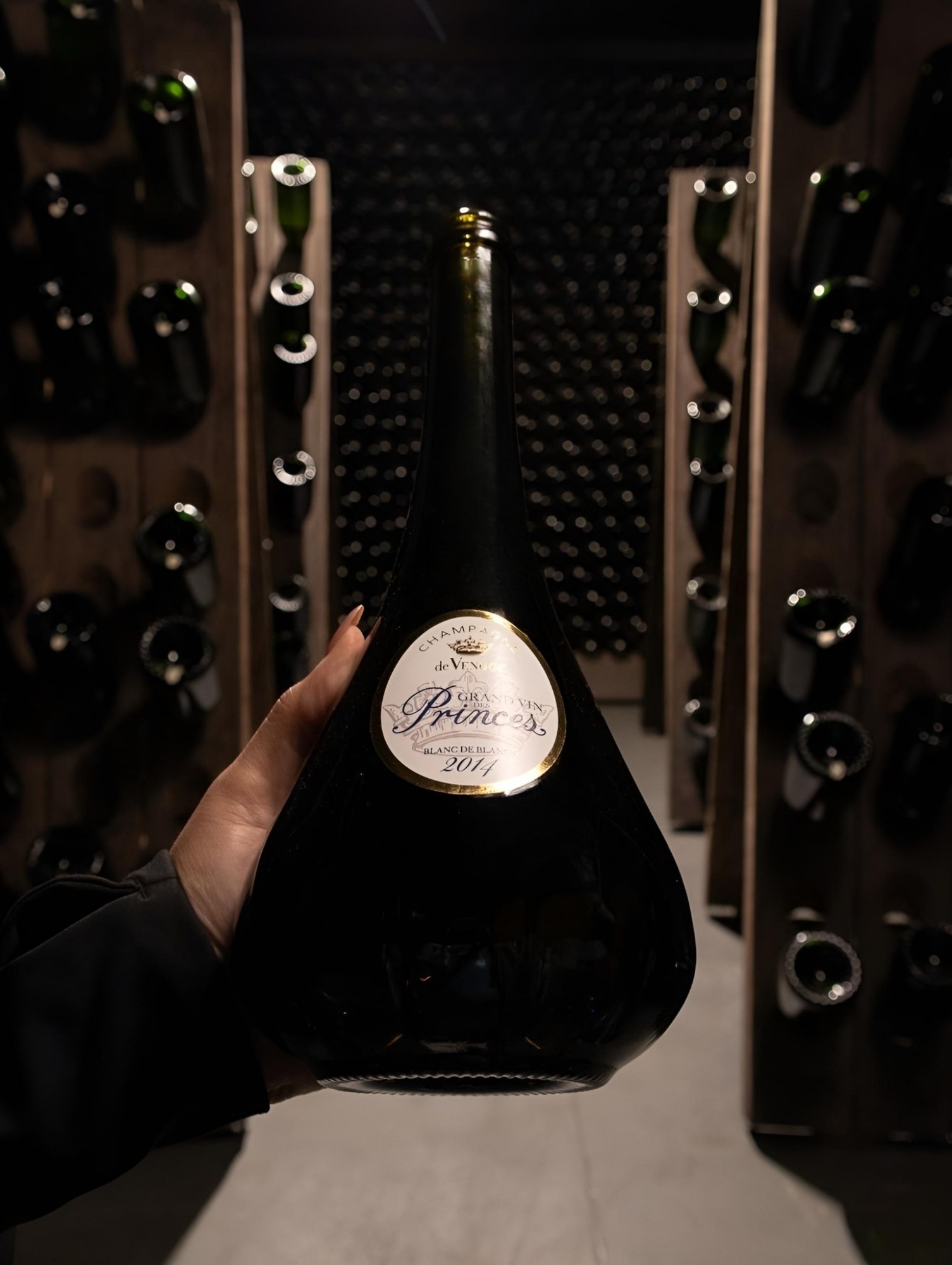 Champagne De Venoge Blanc de Blancs Grand Vin des Princes Brut 2014