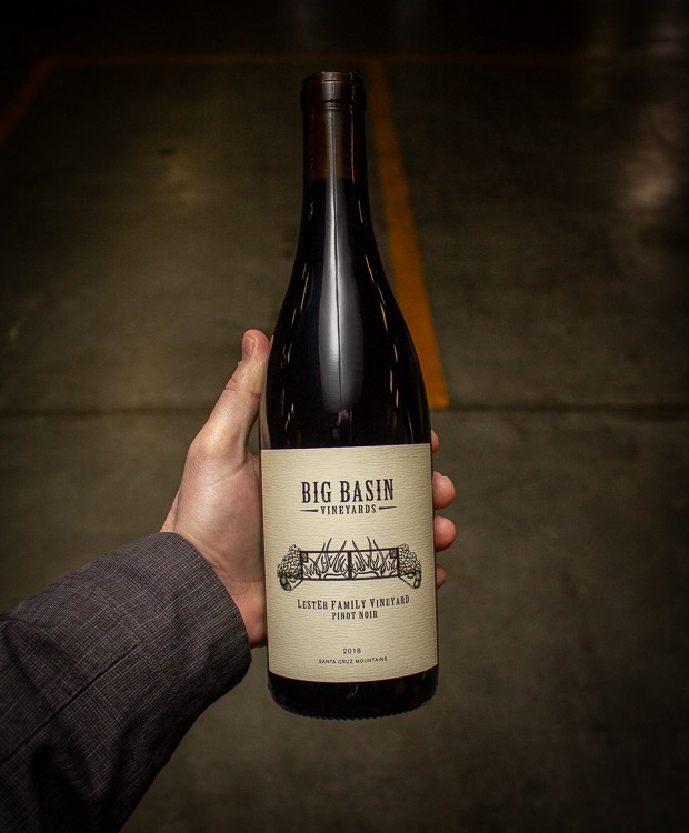Big Basin Vineyards Pinot Noir Lester Family Vineyard Santa Cruz Mountains 2018
