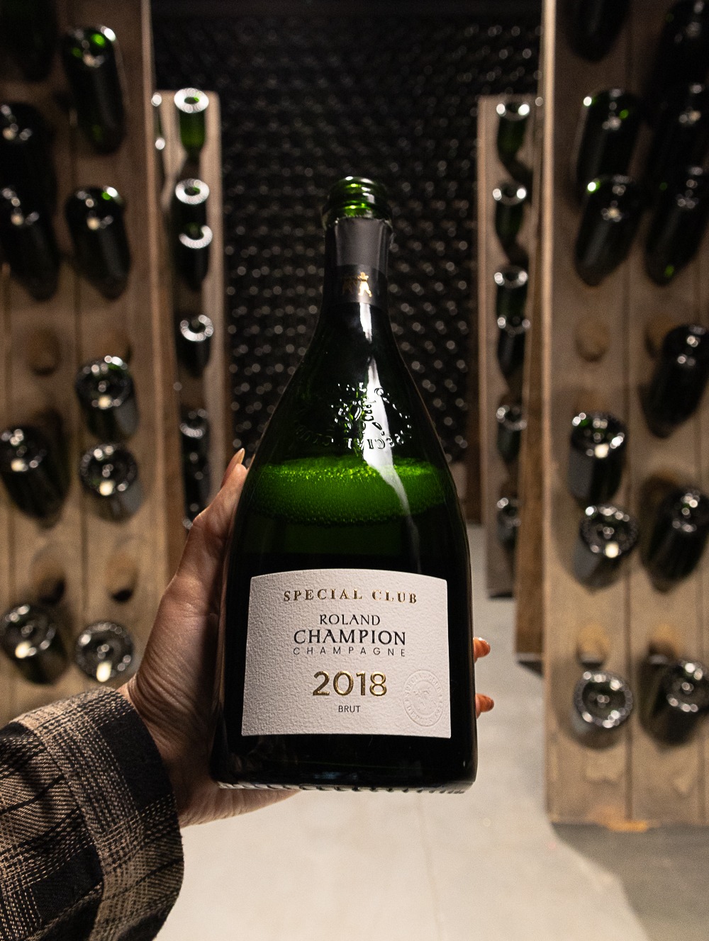Champagne Roland Champion Blanc de Blancs Special Club Brut Grand Cru 2018