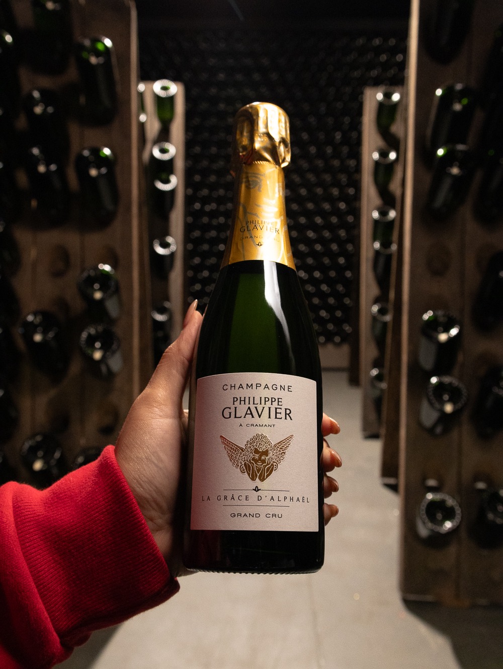Champagne Philippe Glavier Blanc de Blancs La Grâce d'Alphaël Extra Brut Grand Cru NV (375mL)