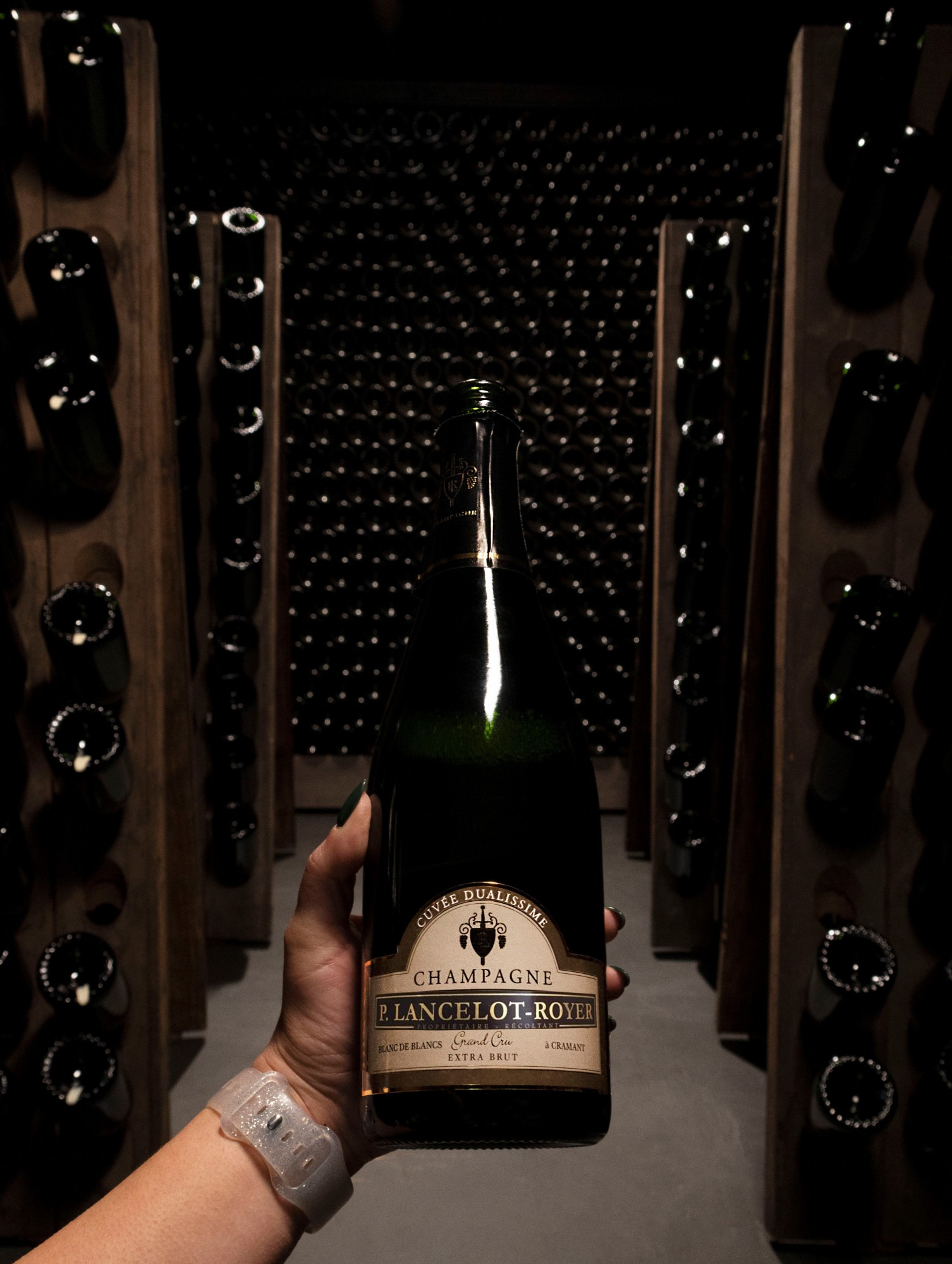 Champagne P. Lancelot-Royer Blanc de Blancs Cuvée Dualissime Extra Brut Grand Cru NV