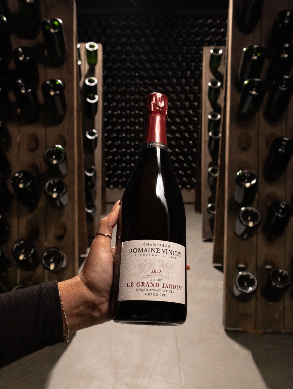 Champagne Domaine Vincey Chardonnay d'Oger Le Grand Jardin Brut Nature Grand Cru 2018