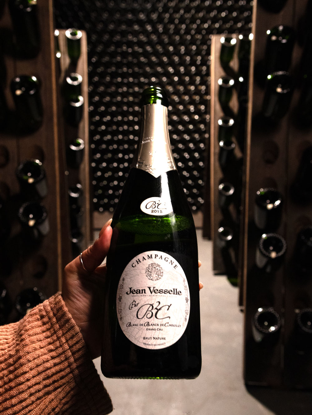 Champagne Jean Vesselle B2C  Blanc de Blancs de Chouilly Brut Nature Grand Cru 2015