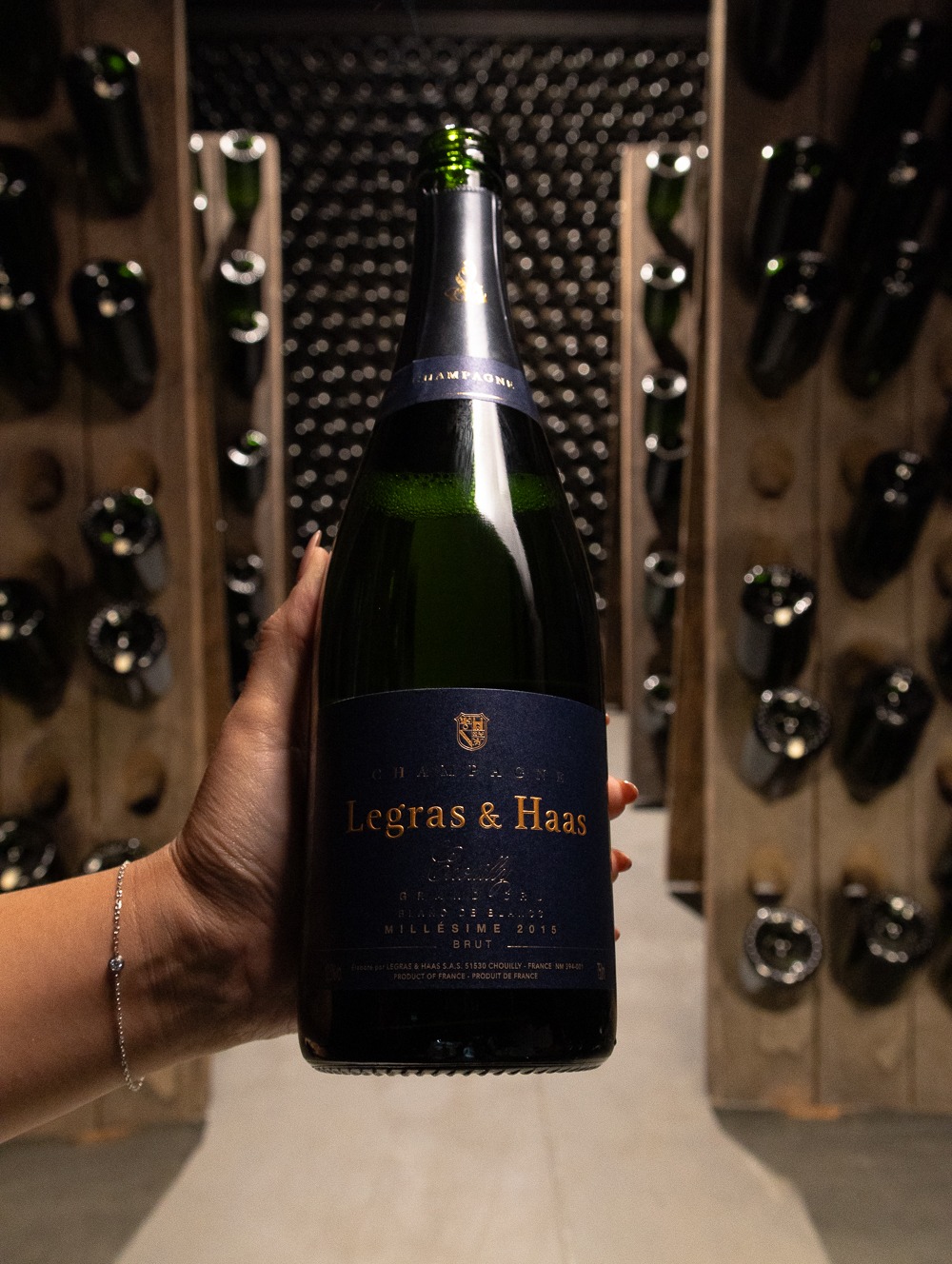 Champagne Legras & Haas Blanc de Blancs Millesime Chouilly Grand Cru Brut 2015