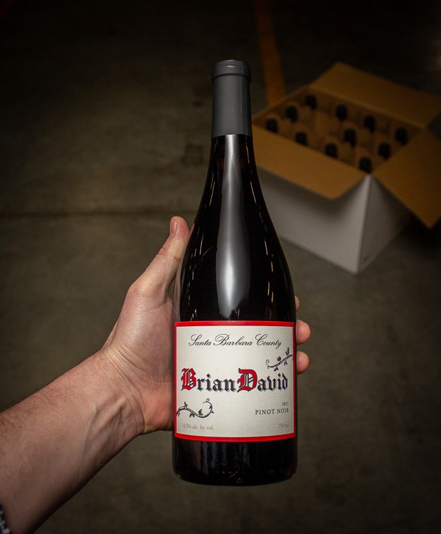 Brian David Wines Pinot Noir Santa Barbara County 2021