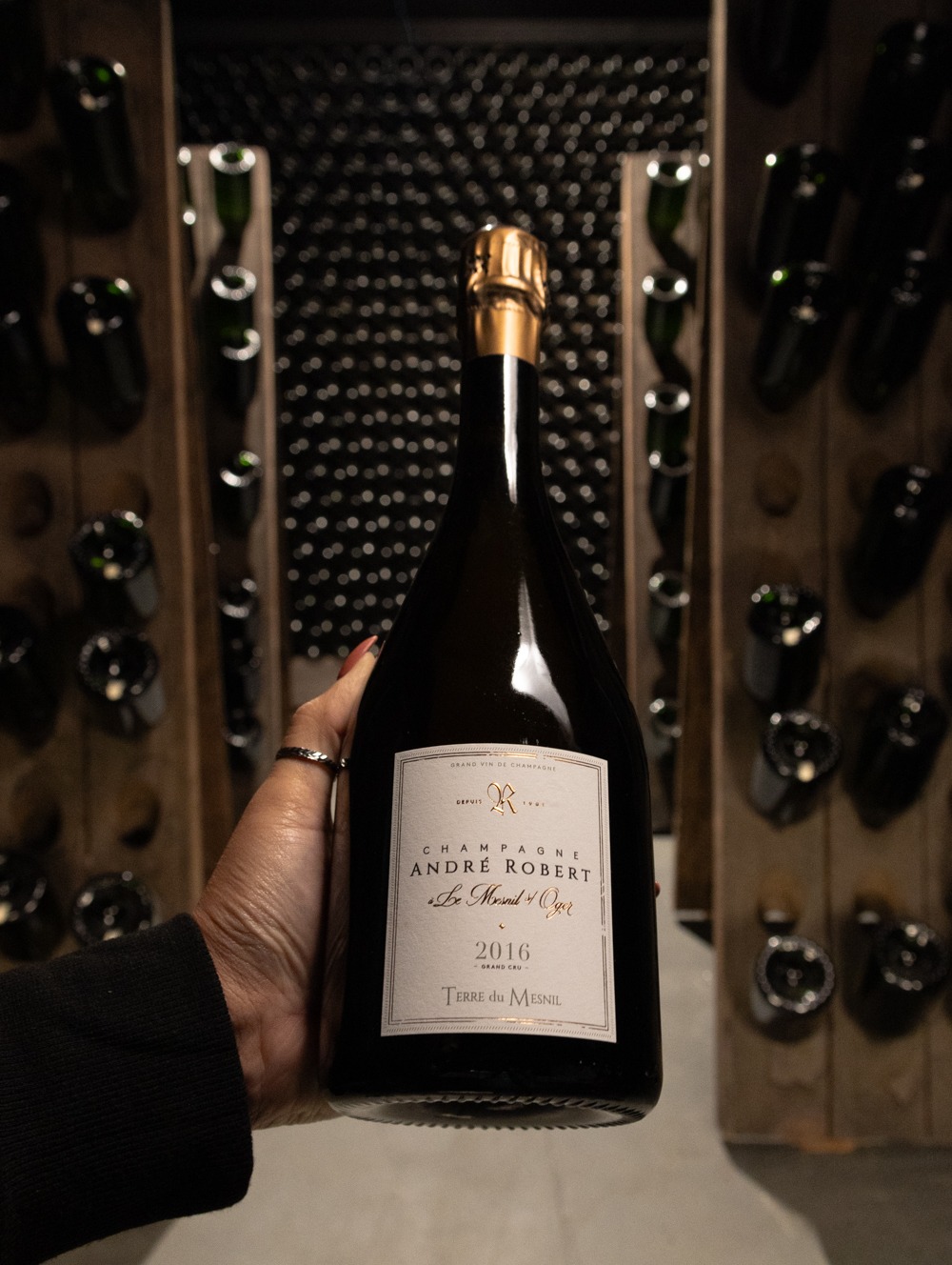 Champagne André Robert Blanc de Blancs Terre du Mesnil Brut Grand Cru 2016
