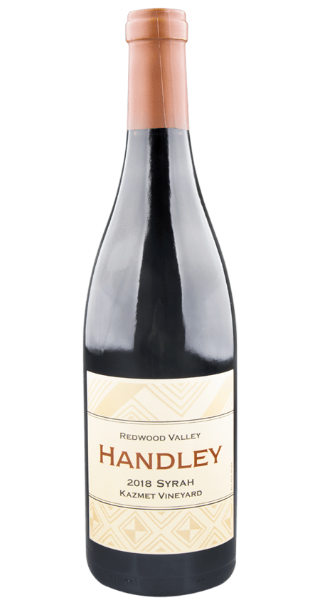 94 Pt. Handley Estate Syrah Kazmet Vineyard Redwood Valley 2018