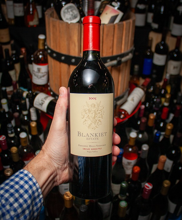 Blankiet Estate Red Rive Droite Paradise Hills Vineyard Napa Valley 2005