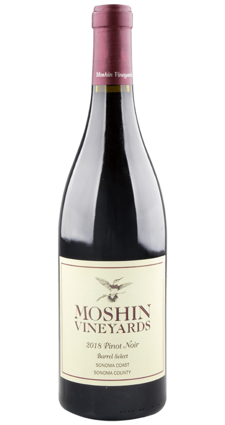 Moshin Vineyards Sonoma Coast Pinot Noir Barrel Select 2018