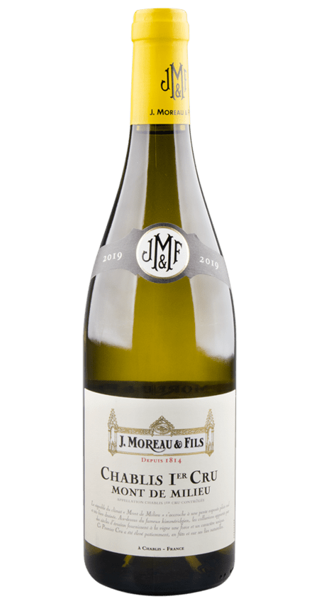 92 Pt. J. Moreau Chablis 2019 Mont de Milieu 1er Cru