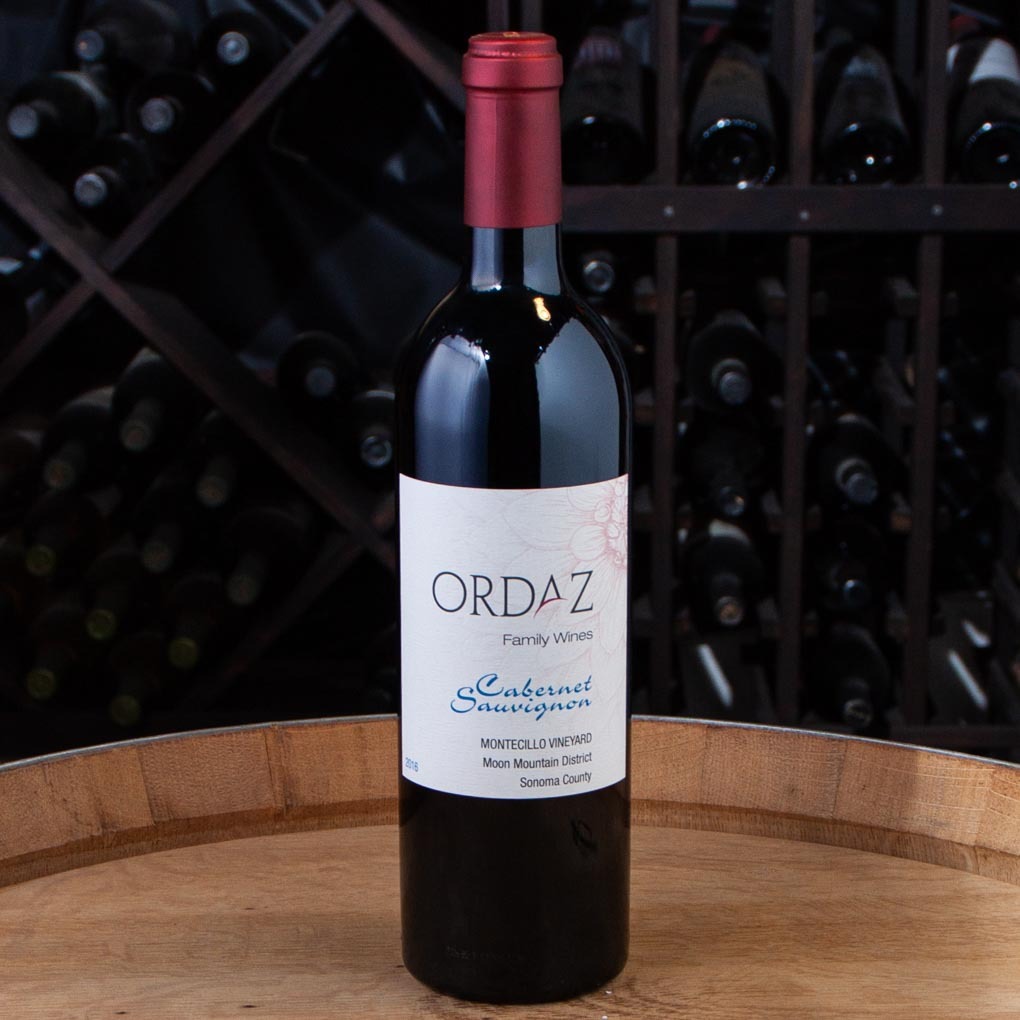 Ordaz Family Wines Cabernet Sauvignon Montecillo Vineyard Moon Mountain District 2016