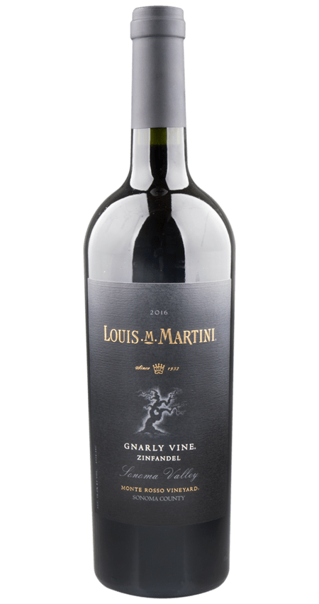 96 Pt. Louis Martini Gnarly Vine Zinfandel Monte Rosso Vineyard 2016