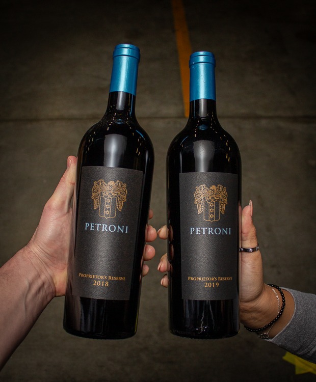 Petroni Proprietor's Reserve Red Blend Moon Mountain District 2-Pack Vertical