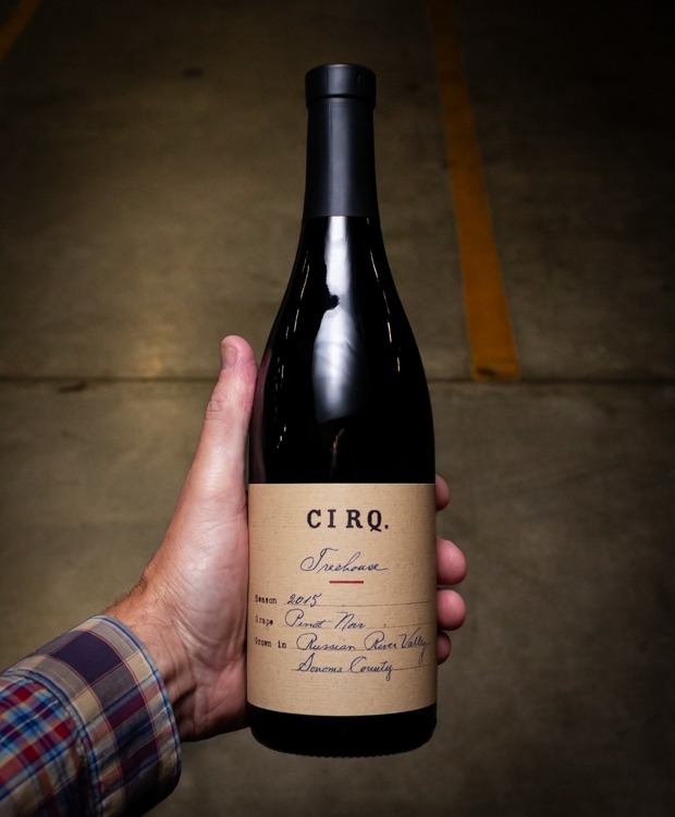 Cirq Pinot Noir Treehouse Vineyard Russian River Valley 2015 (lighly depressed cork)