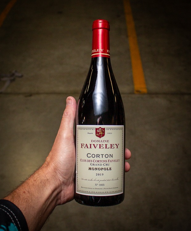 Domaine Faiveley Corton Clos des Cortons Faiveley Monopole Grand Cru 2019 (damaged label)