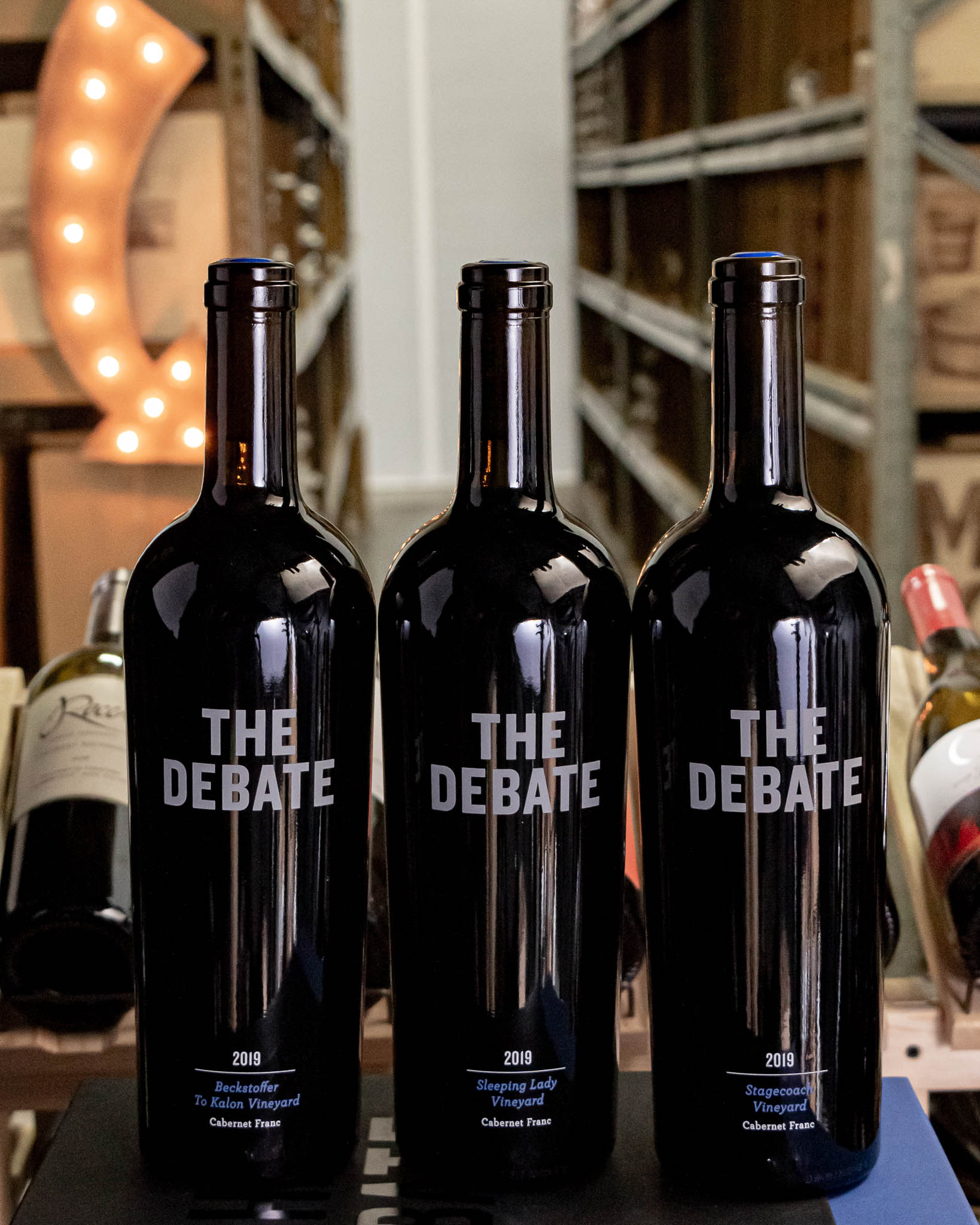 The Debate Cabernet Franc Three Pack Three Vineyard Collection Napa Valley 2019