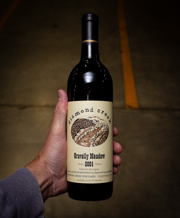 Diamond Creek Cabernet Sauvignon Gravelly Meadow Diamond Mountain District Napa Valley 2001