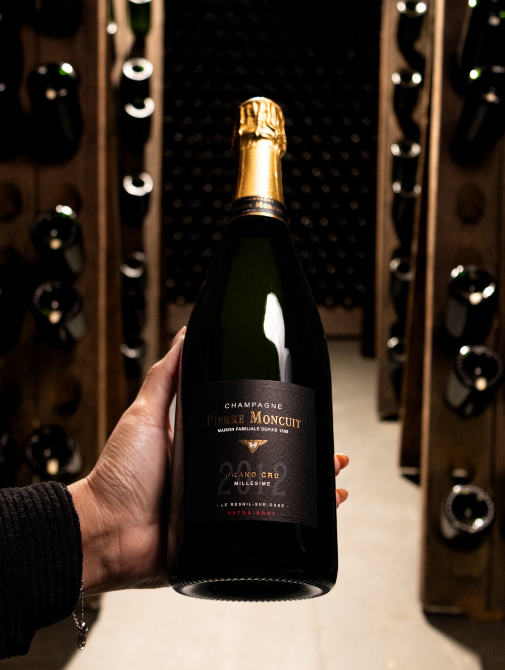 Champagne Pierre Moncuit Blanc de Blancs Extra Brut Grand Cru 2012