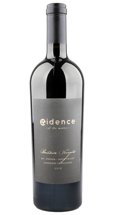 99 Pt. Evidence Cabernet Sauvignon Bruadair Vineyard Mt. Veeder 2019