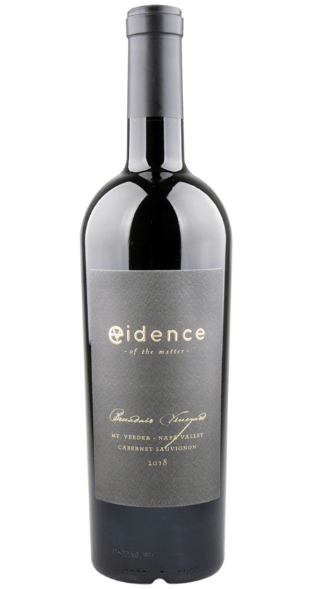 97 Pt. Evidence Cabernet Sauvignon Bruadair Vineyard Mt. Veeder 2018