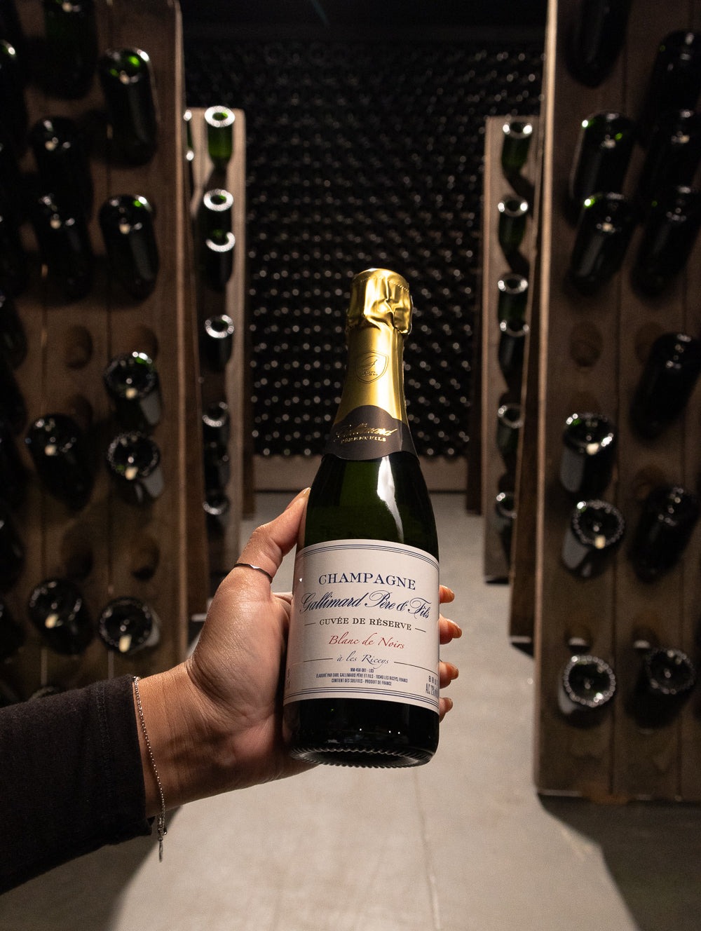 Champagne Gallimard Père et Fils Blanc de Noirs Cuvée de Reserve NV (375mL)