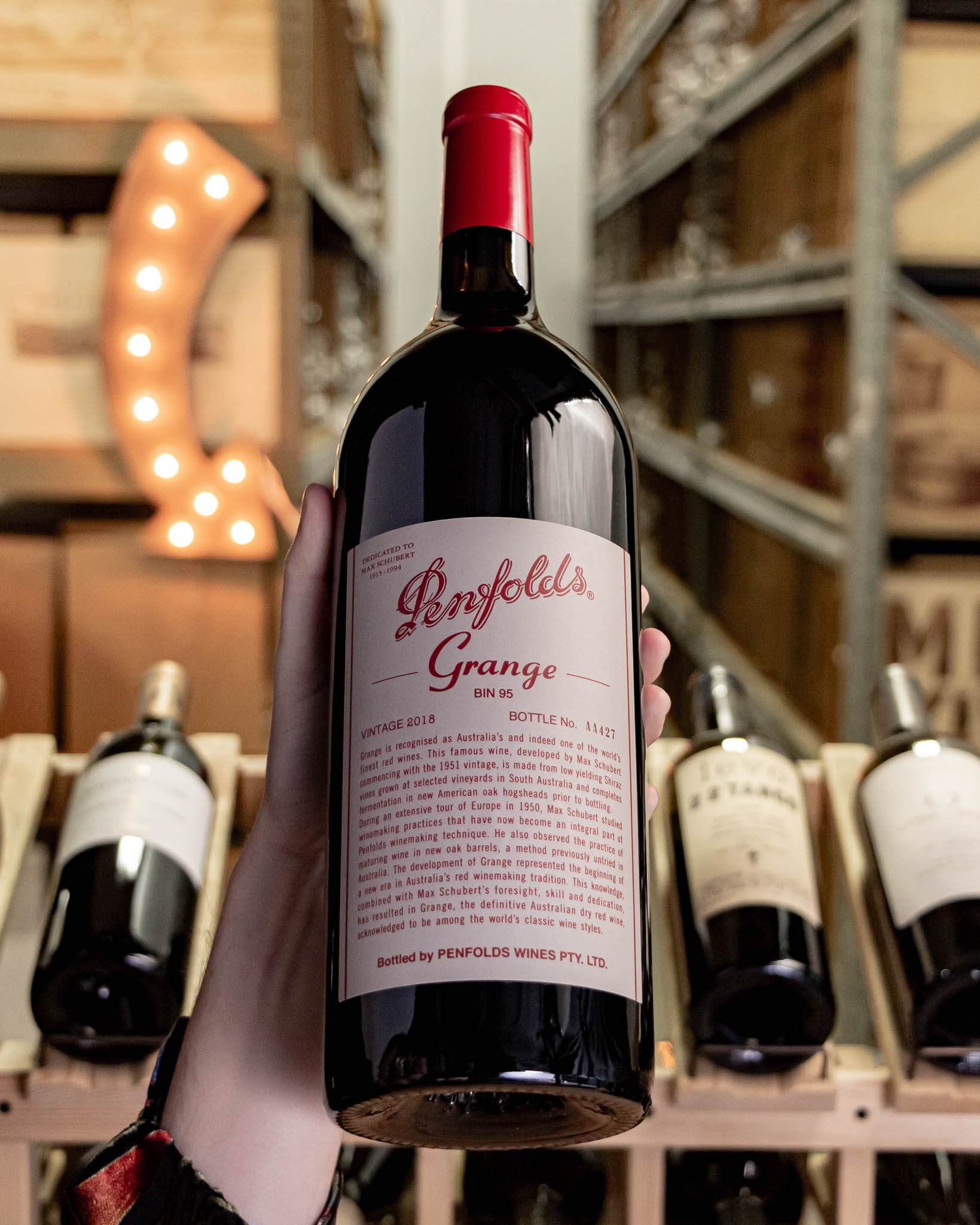 Penfolds Grange Shiraz Bin 95 South Australia 2018 (Magnum 1.5L)