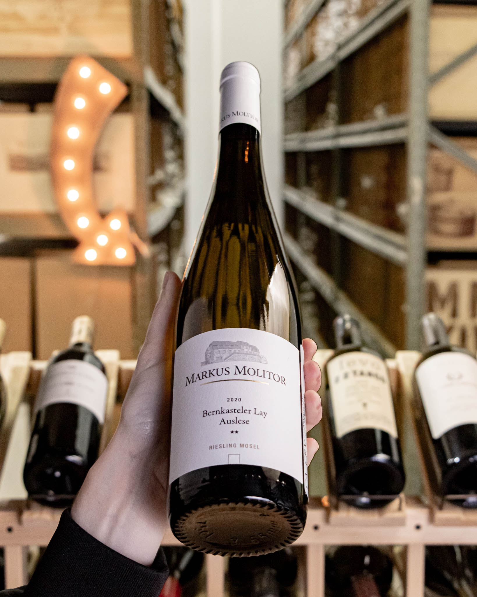 Markus Molitor Riesling Bernkasteler Lay Auslese ** White Capsule 2020