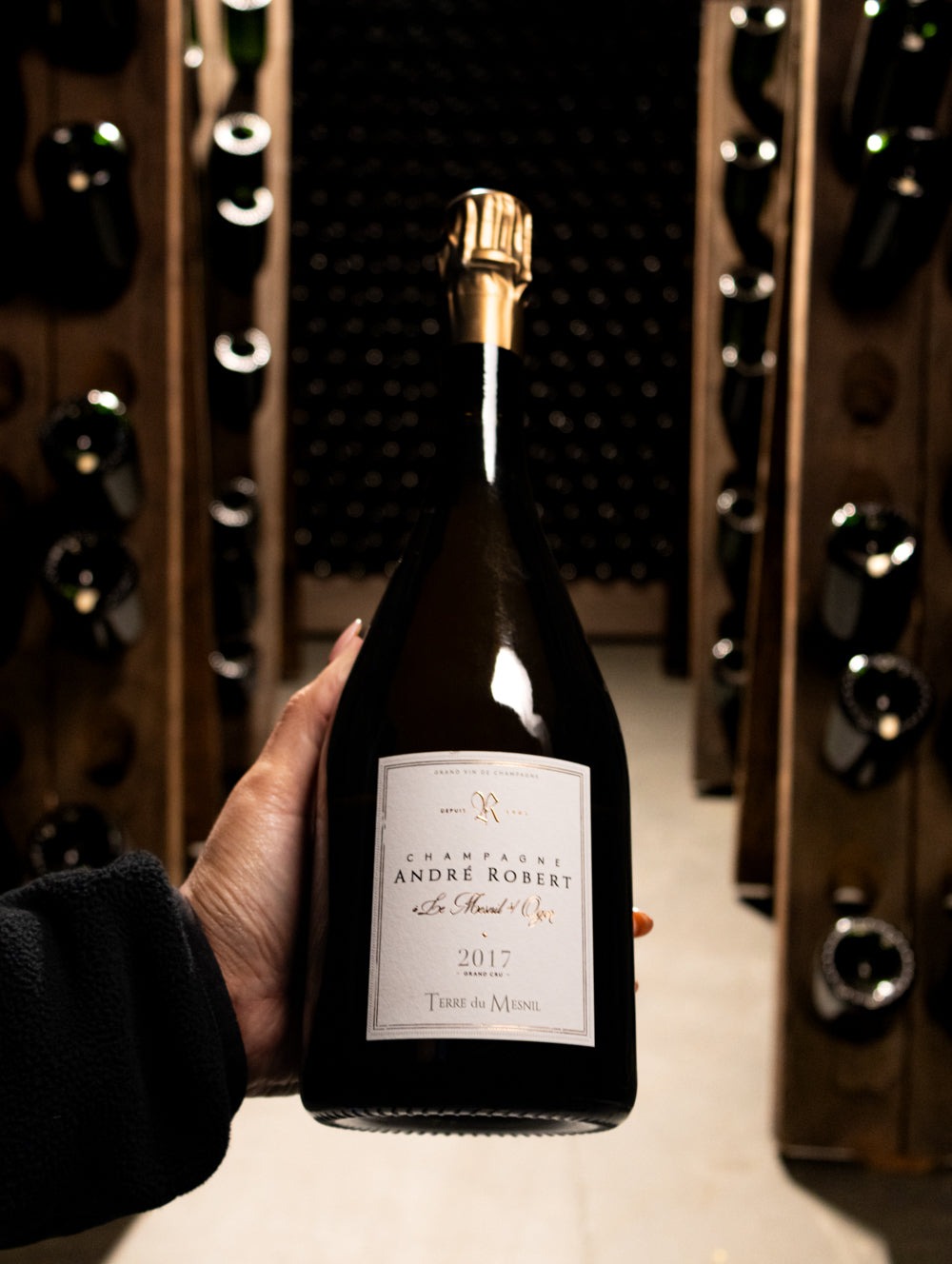 Champagne André Robert Blanc de Blancs Terre du Mesnil Brut Grand Cru 2017