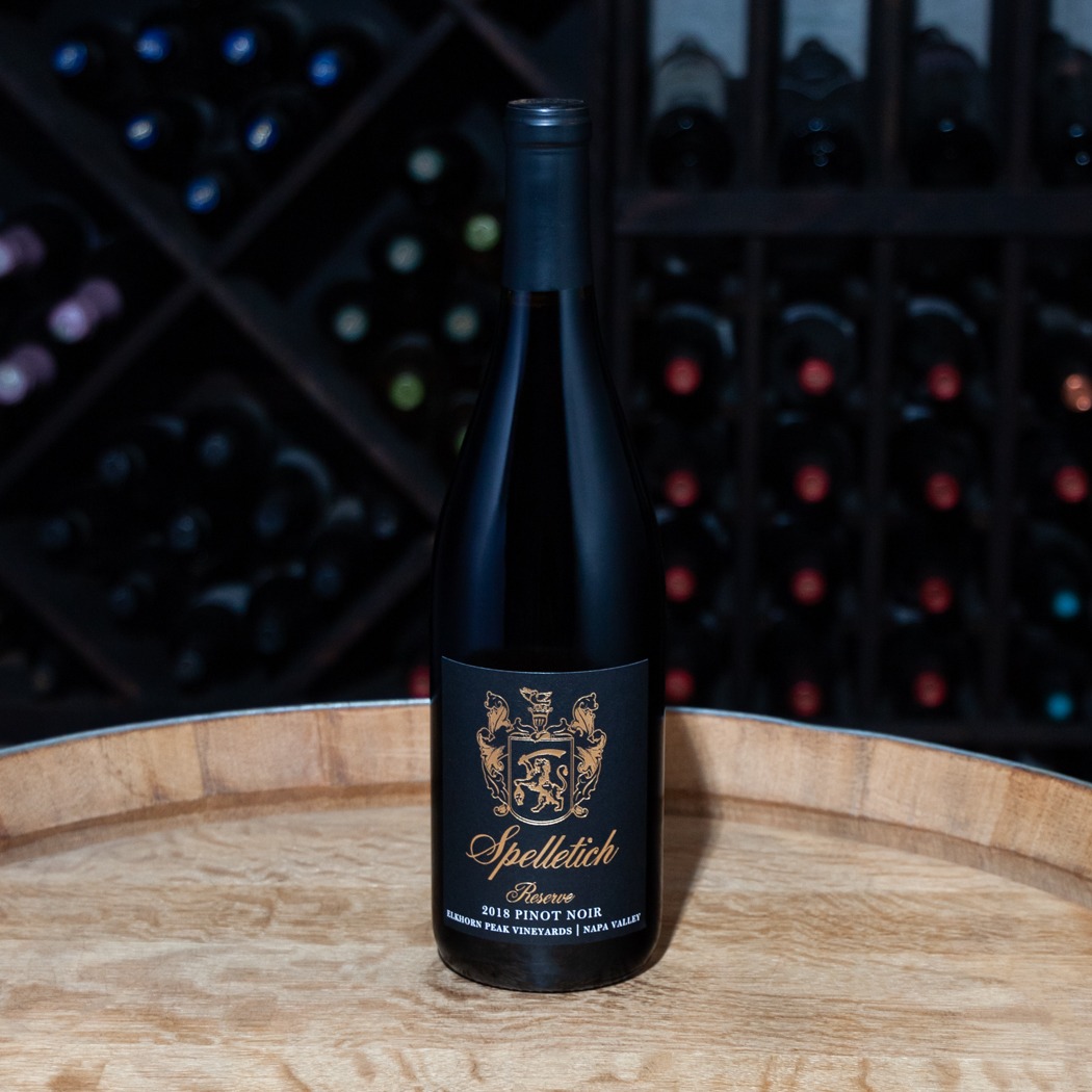 Spelletich Pinot Noir Reserve Elkhorn Peak Vineyard Napa Valley 2018