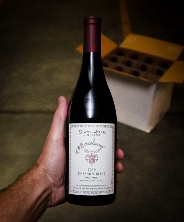 School House Vineyard Mescolanza Zinfandel Blend Spring Mountain District Napa Valley 2019