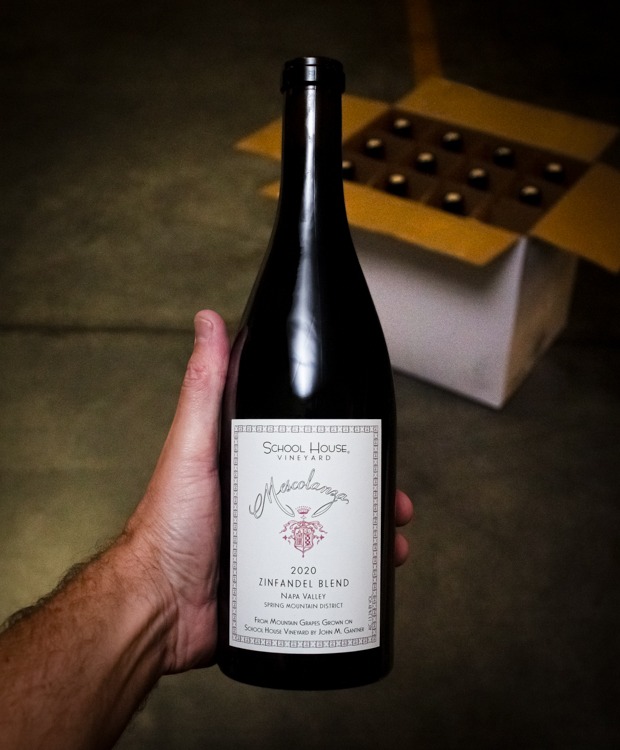 School House Vineyard Zinfandel Blend Mescolanza Spring Mountain District Napa Valley 2020