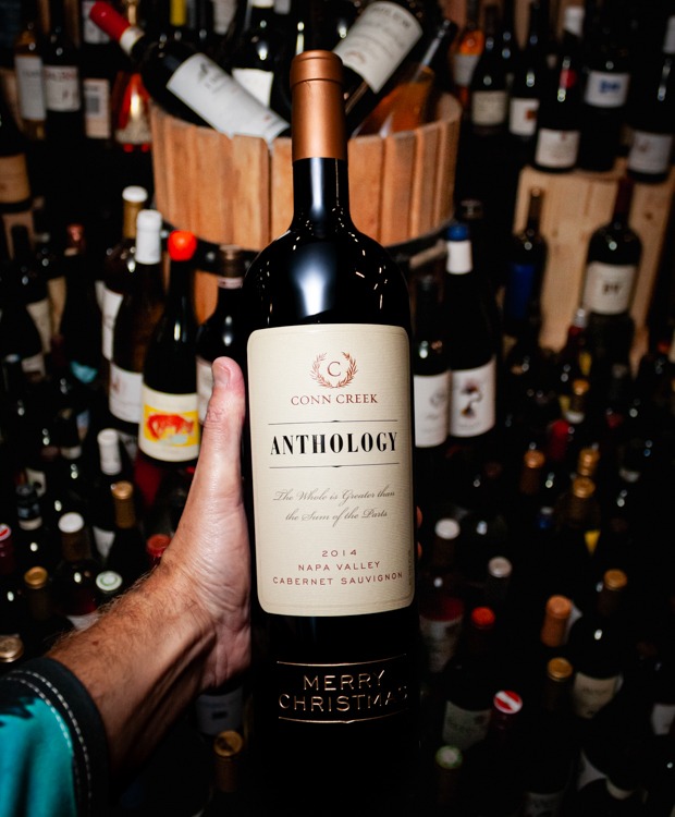 Conn Creek Anthology Cabernet Sauvignon Etched Merry Christmas Napa Valley 2014 (Magnum 1.5L)