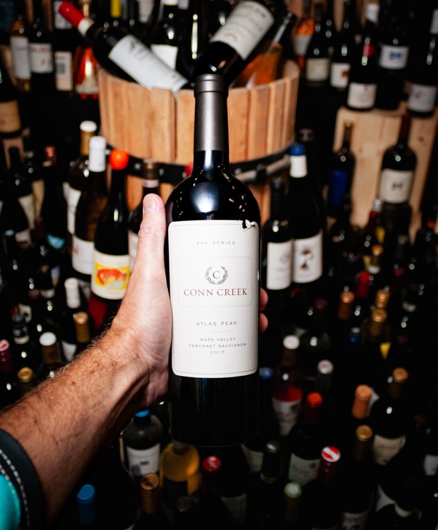 Conn Creek Cabernet Sauvignon AVA Series Atlas Peak Napa Valley 2017 (torn label)