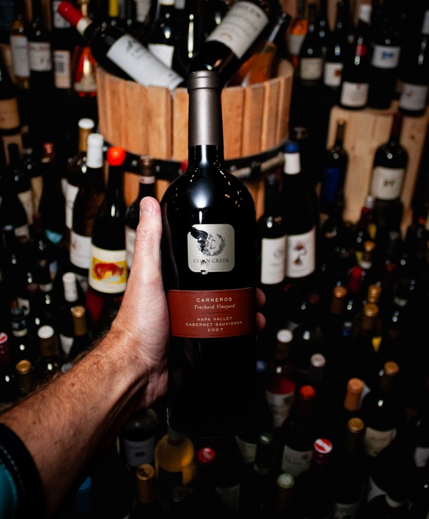 Conn Creek Cabernet Sauvignon Truchard Vineyard Napa Valley 2007 (torn label)