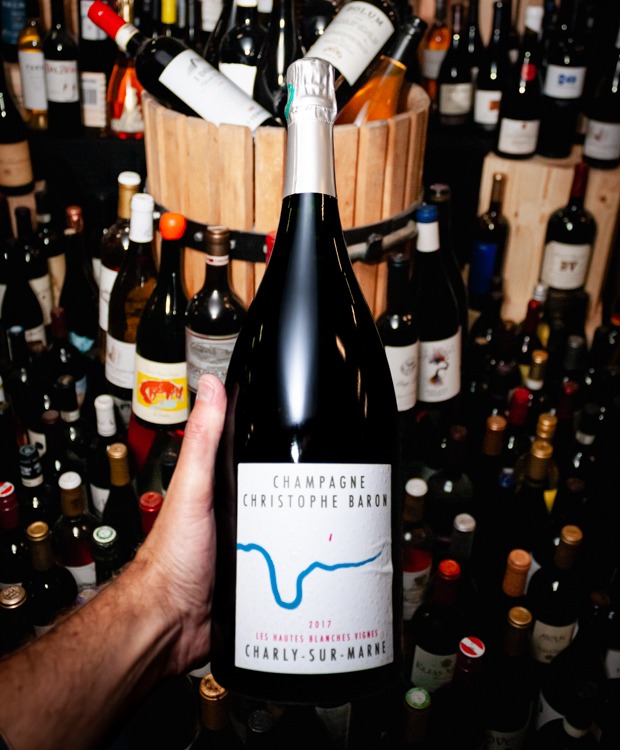 Champagne Christophe Baron Les Hautes Blanches Vignes Charly-sur-Marne Brut Nature 2017 (Magnum 1.5L) (Disg. May 2021)