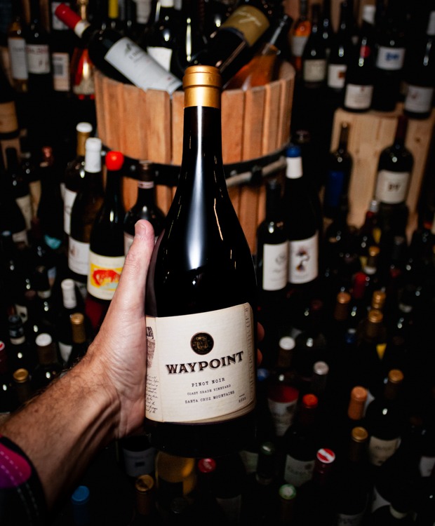 Waypoint Pinot Noir Coast Grade Vineyard Santa Cruz Mountains 2022