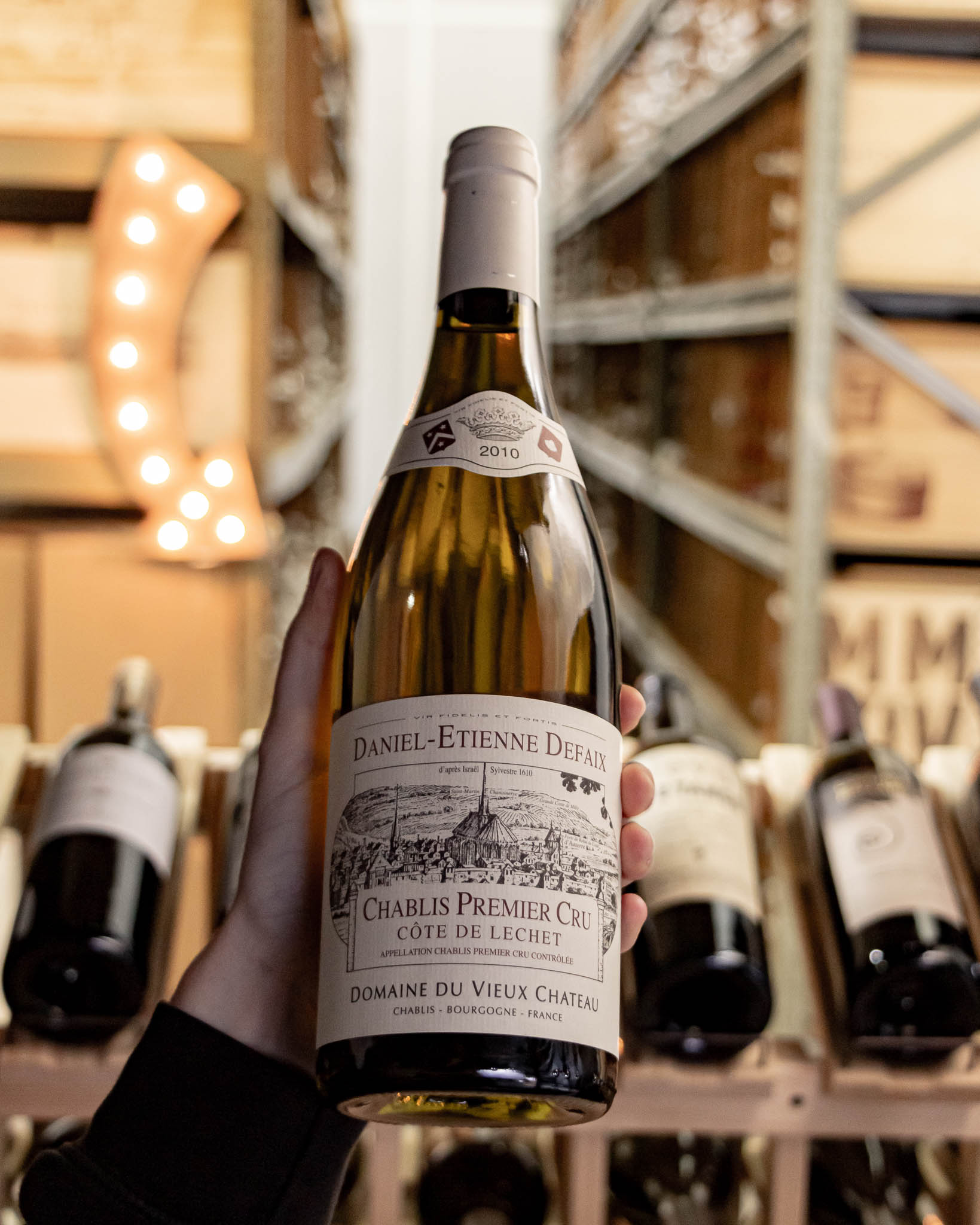 Daniel-Etienne Defaix Chablis Côte de Léchet de Lechet Premier Cru 2010