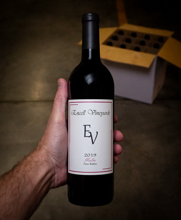 Encell Vineyards Malbec Estate Paso Robles 2019