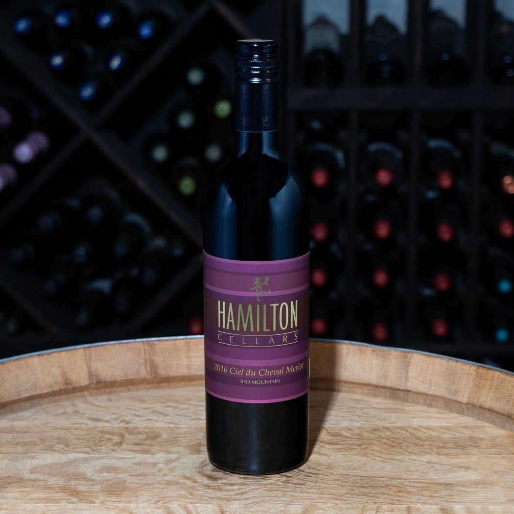 Hamilton Cellars Merlot Ciel du Cheval Vineyard Red Mountain 2016