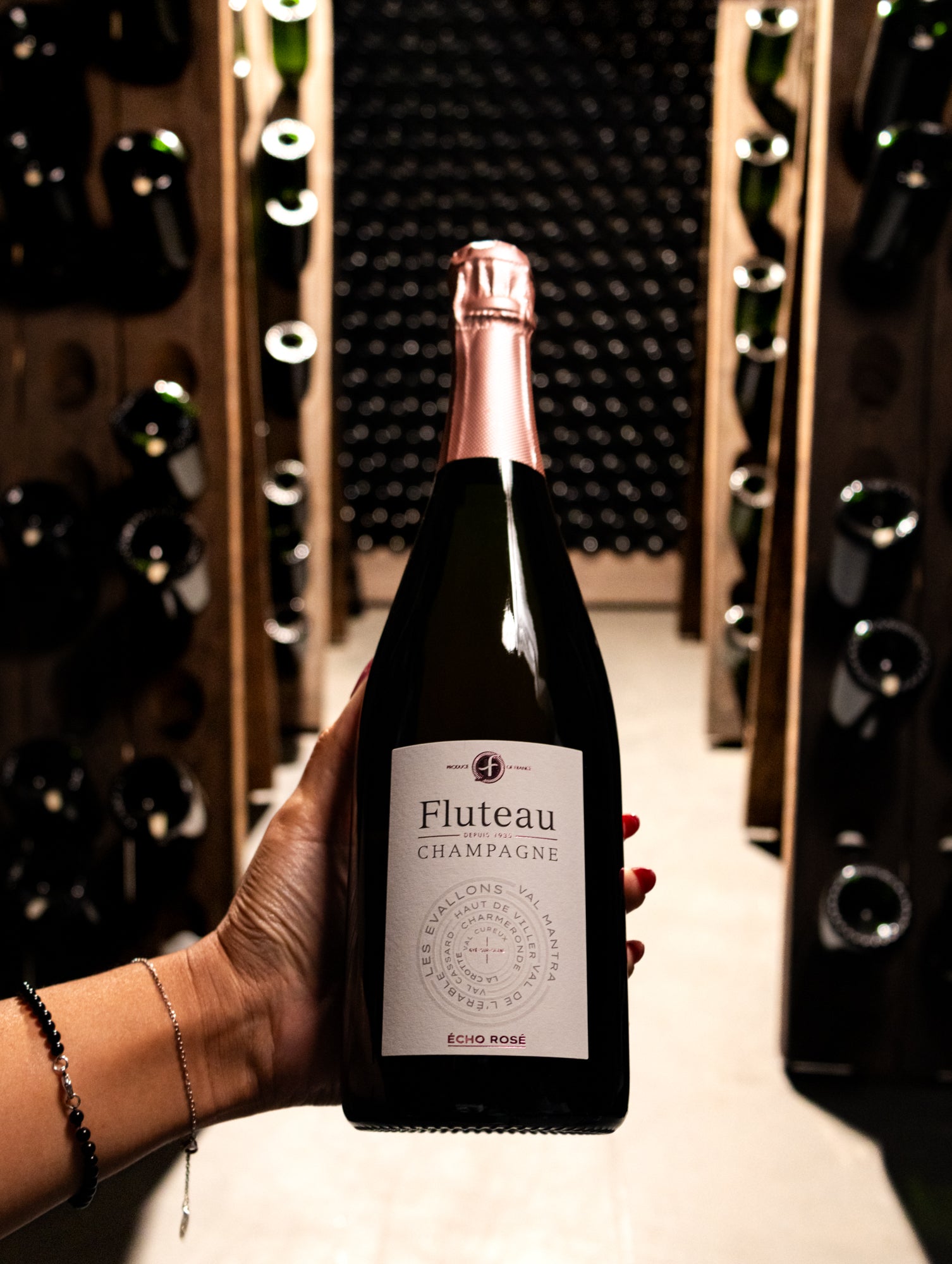 Champagne Fluteau Echo Rosé Extra Brut NV