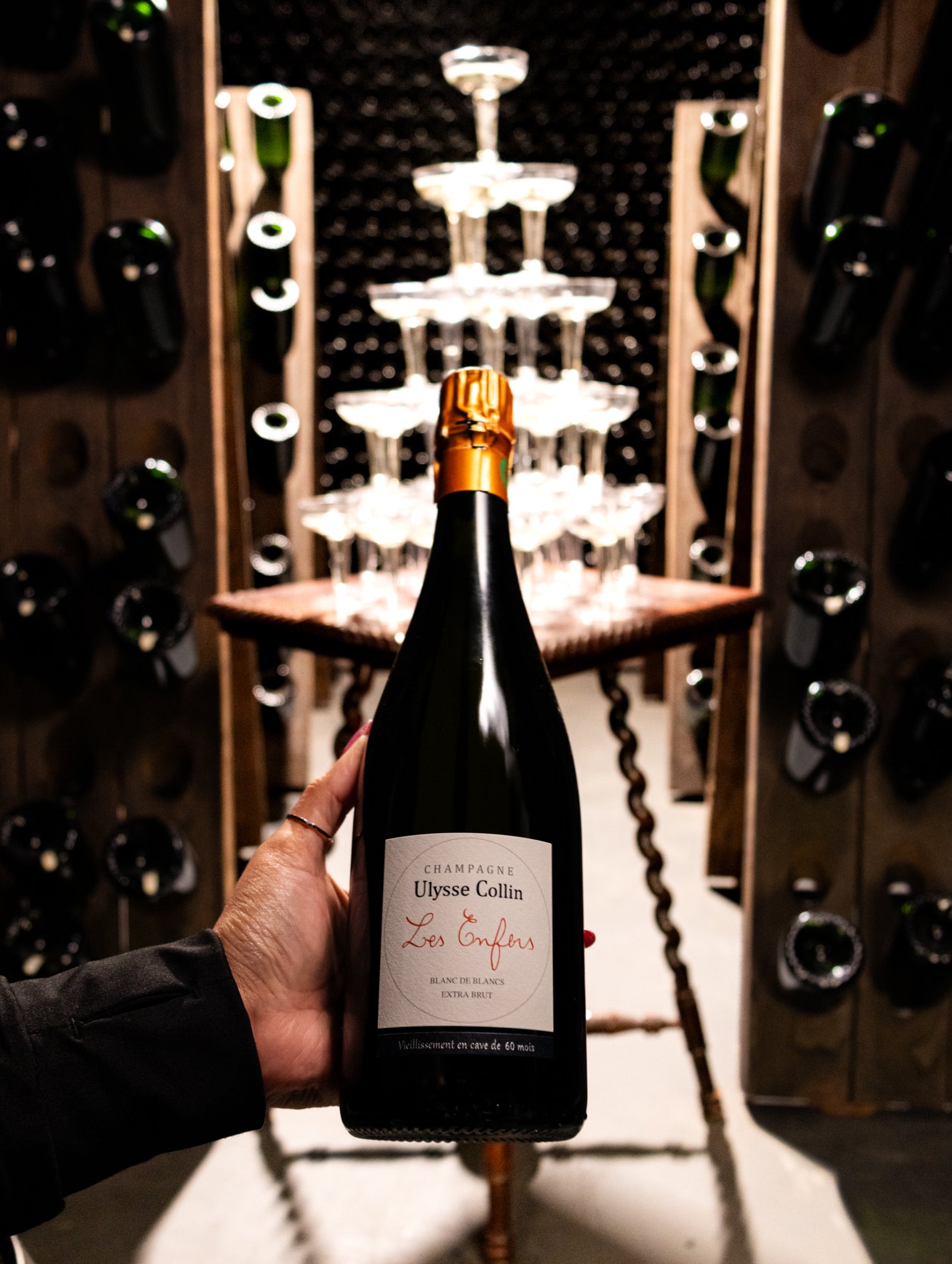 Champagne Ulysse Collin Blanc de Blancs Les Enfers Extra Brut NV (2015 Base)