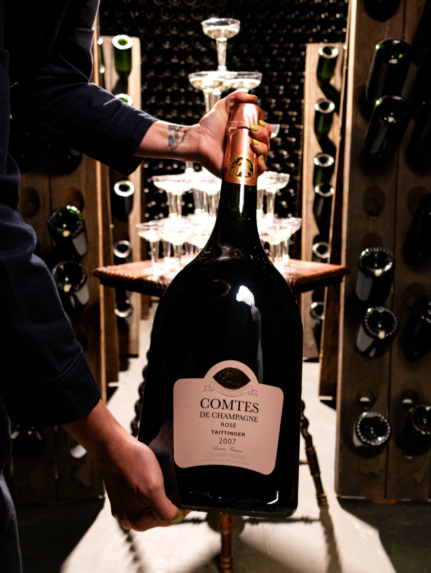 Champagne Taittinger Comtes De Champagne Rosé Brut 2007 (6L)