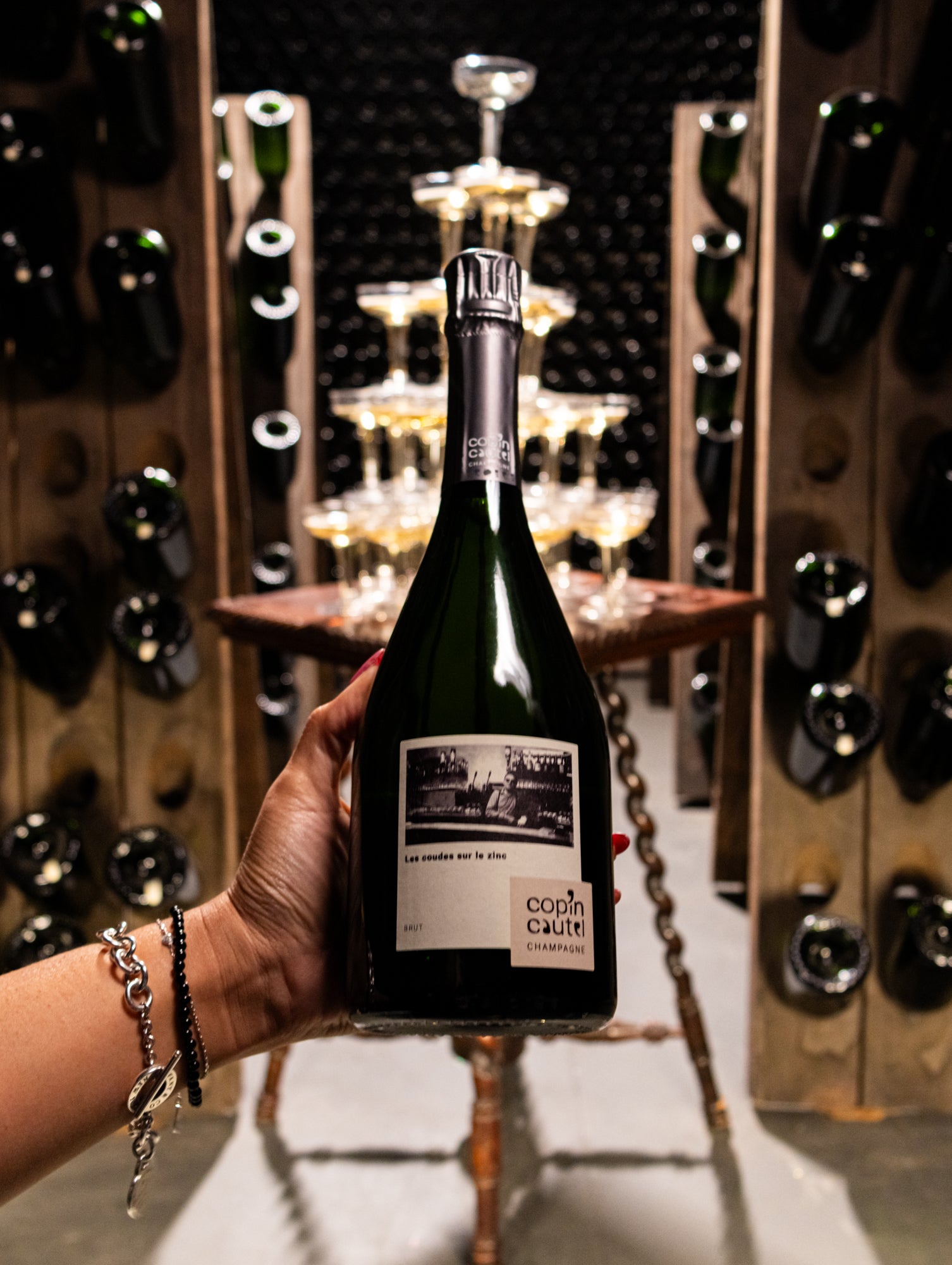 Champagne Copin-Cautel Les coudes sur le zinc Brut NV