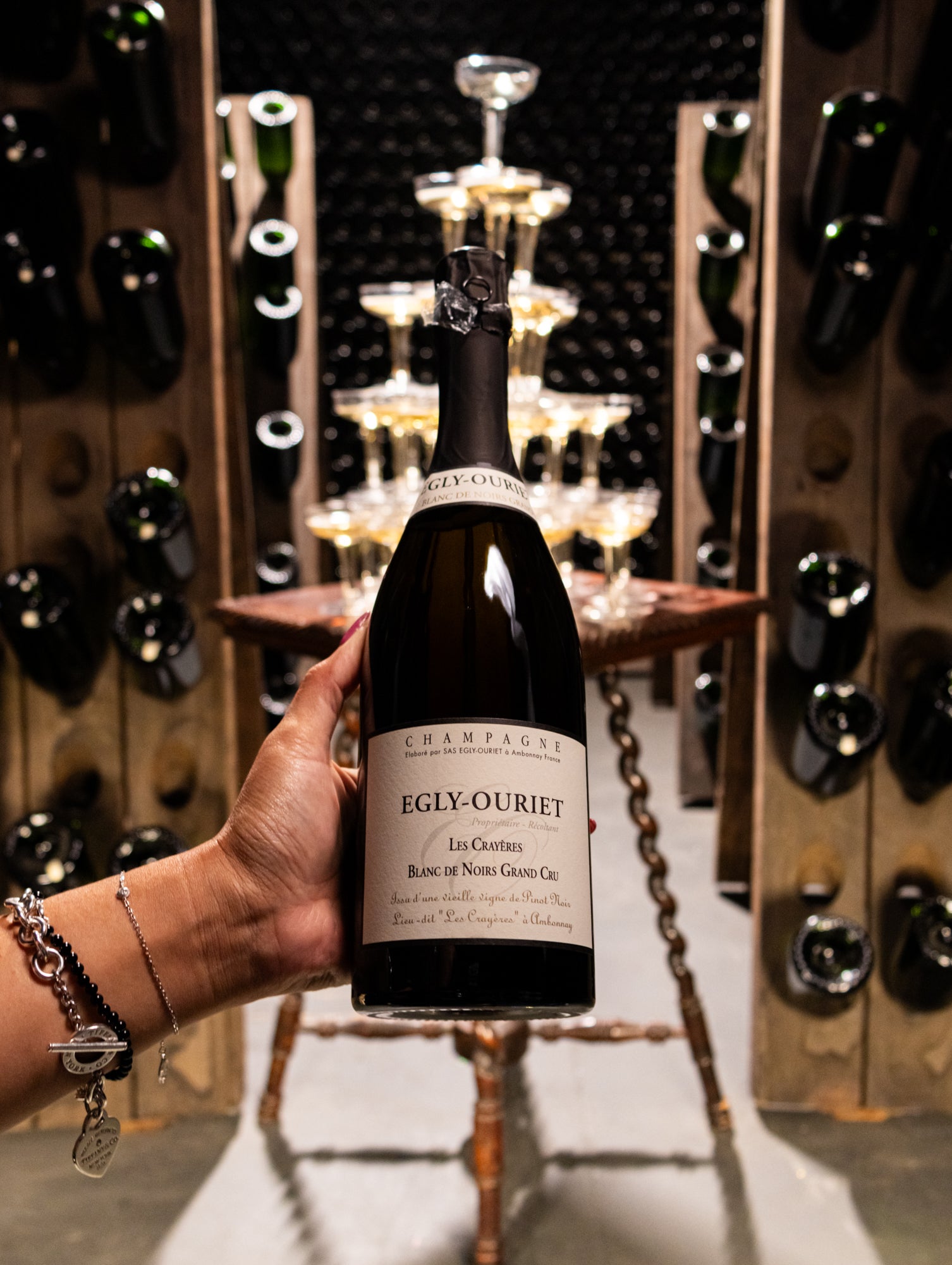 Champagne Egly-Ouriet Blanc de Noirs Les Crayères Vielles Vignes Extra Brut Grand Cru NV