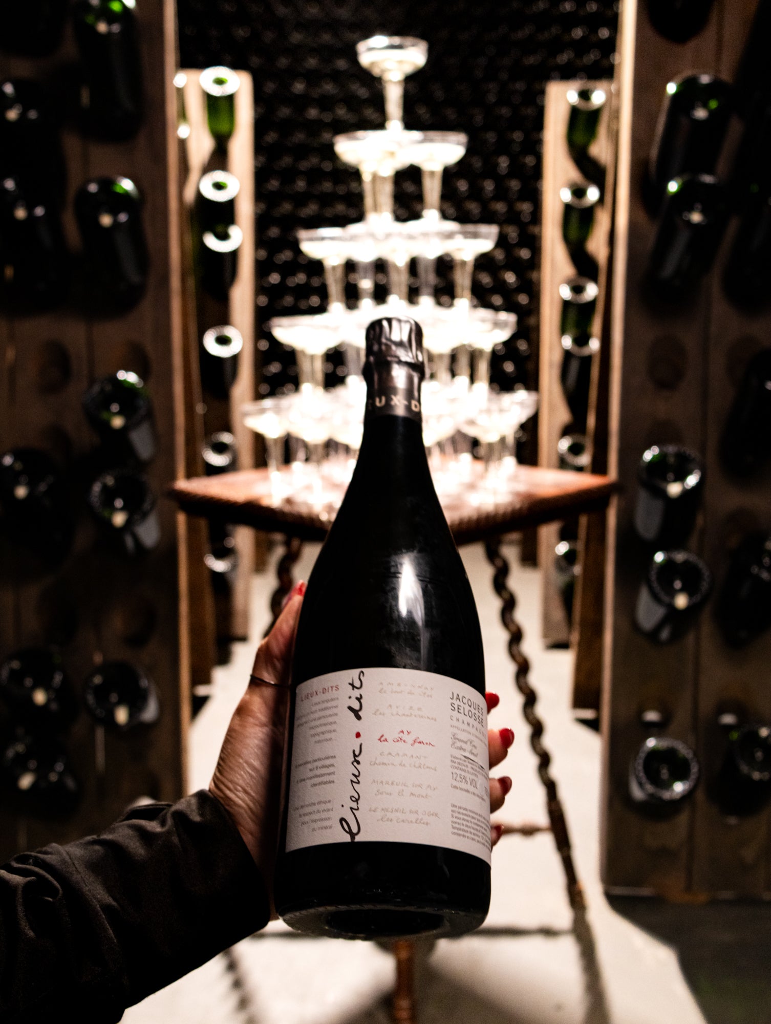 Champagne Jacques Selosse Blanc de Noirs Ay Lieux-dits La Cote Faron Extra Brut Grand Cru NV
