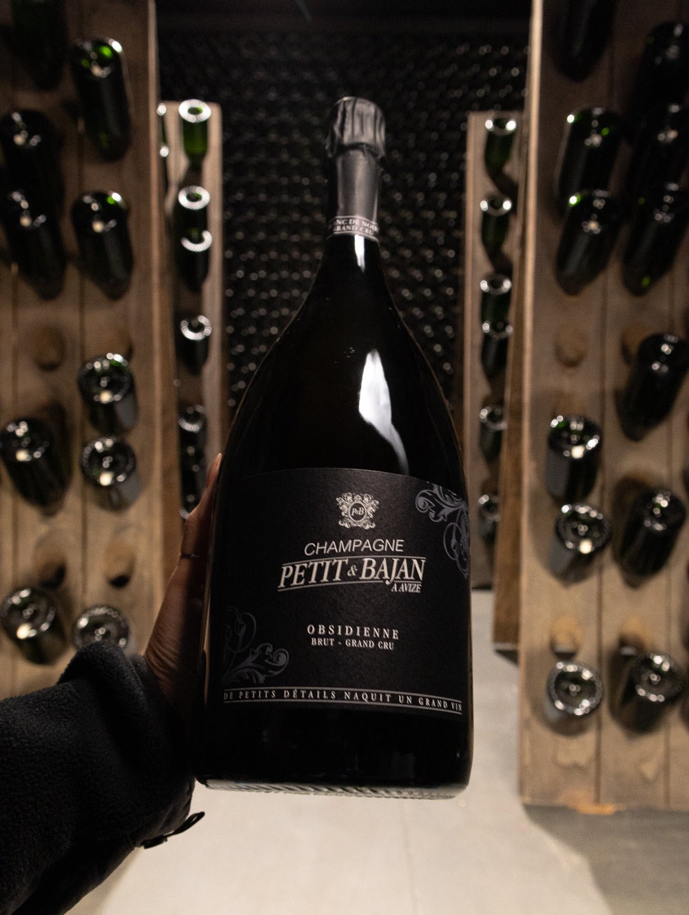 Champagne Domaine Petit & Bajan Blanc de Noirs Obsidienne Brut Grand Cru NV (Magnum 1.5L)