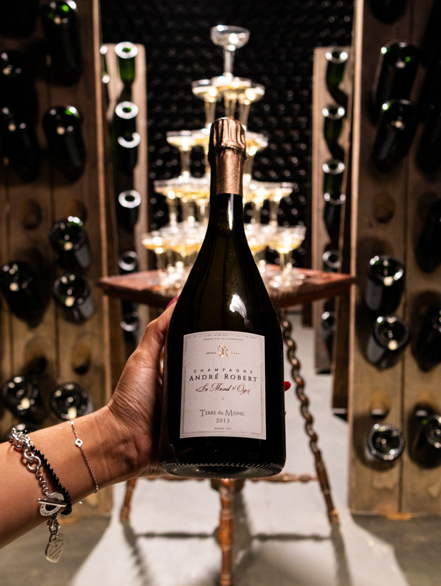 Champagne André Robert Blanc de Blancs Terre du Mesnil Brut Grand Cru 2013