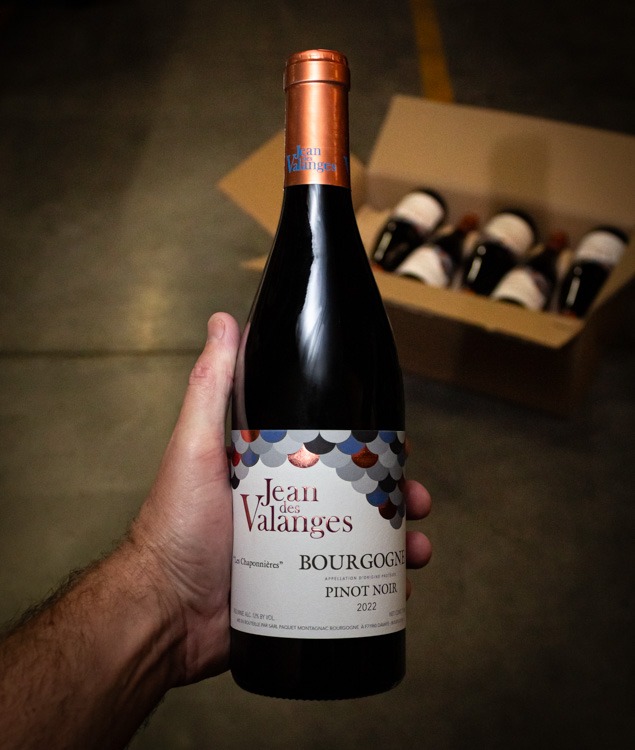 Jean des Valanges Vin les Chaponnières Bourgogne Pinot Noir Rouge 2022